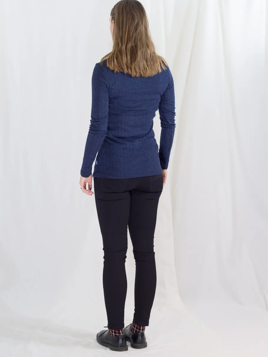 joha_dame_bluse_uldsilke__2.webp Joha Dame Bluse Uld/silke - Emily Navy^Dame Overdele