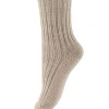 Joha Dame Wool Socks - Uldsokker Ivory^Dame Sokker Og Strømpebukser