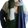 Jungle Folk Tørklæde - Delta Scarf - Lake Colors^Dame Tørklæder