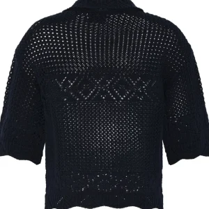 Klitmøller Collective Penelope Crochet Navy^Dame Overdele