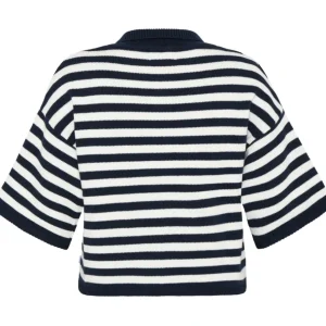 Klitmøller Collective Klitmøller Layla Stripe Knit Cardigan Navy/Cream^Dame Overdele