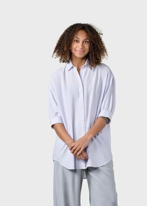 Klitmøller Collective Klitmoeller Collective Oline Shirt lilac lyocell^Dame Overdele