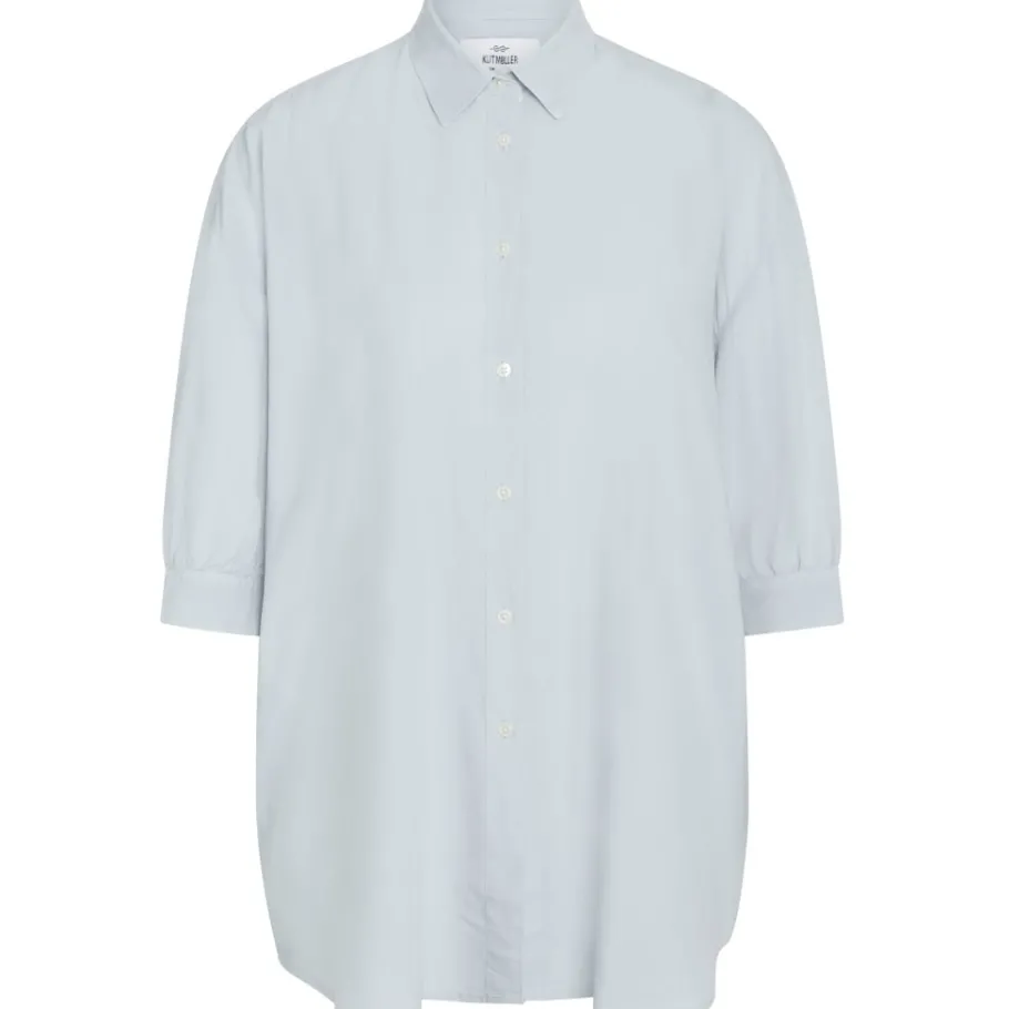 klitmoeller_collective_ol_5.webp Klitmøller Collective Klitmoeller Collective Oline Shirt light blue^Dame Overdele