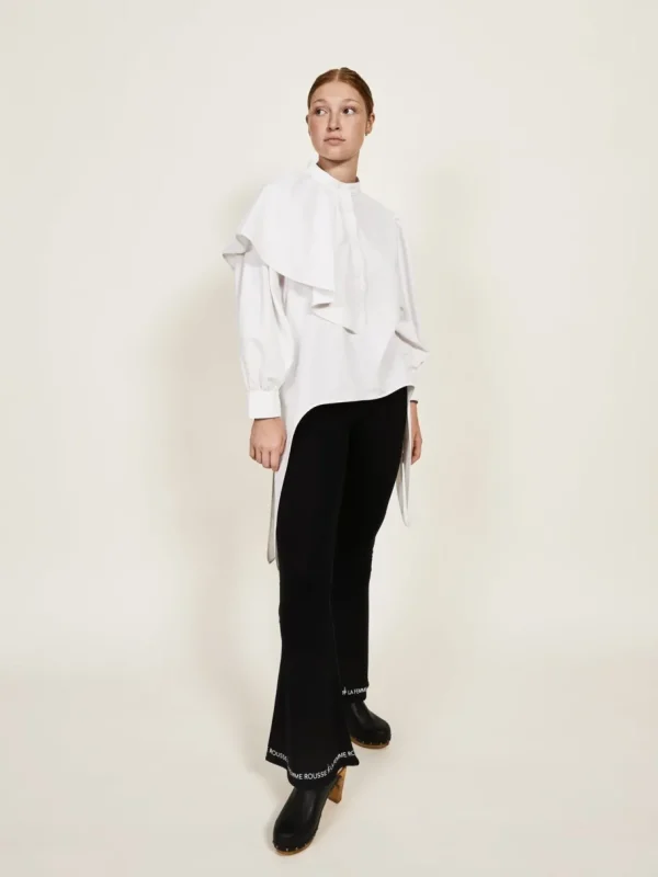 La Femme Rousse Shirt - Bright White^Dame Overdele