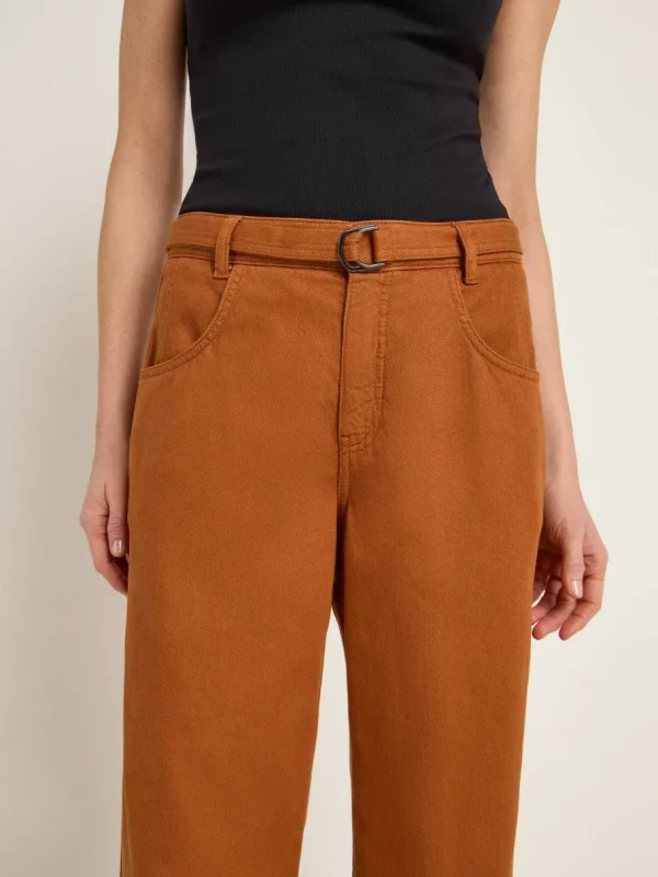 Lanius Pants with Belt GOTS Almond^Dame Underdele