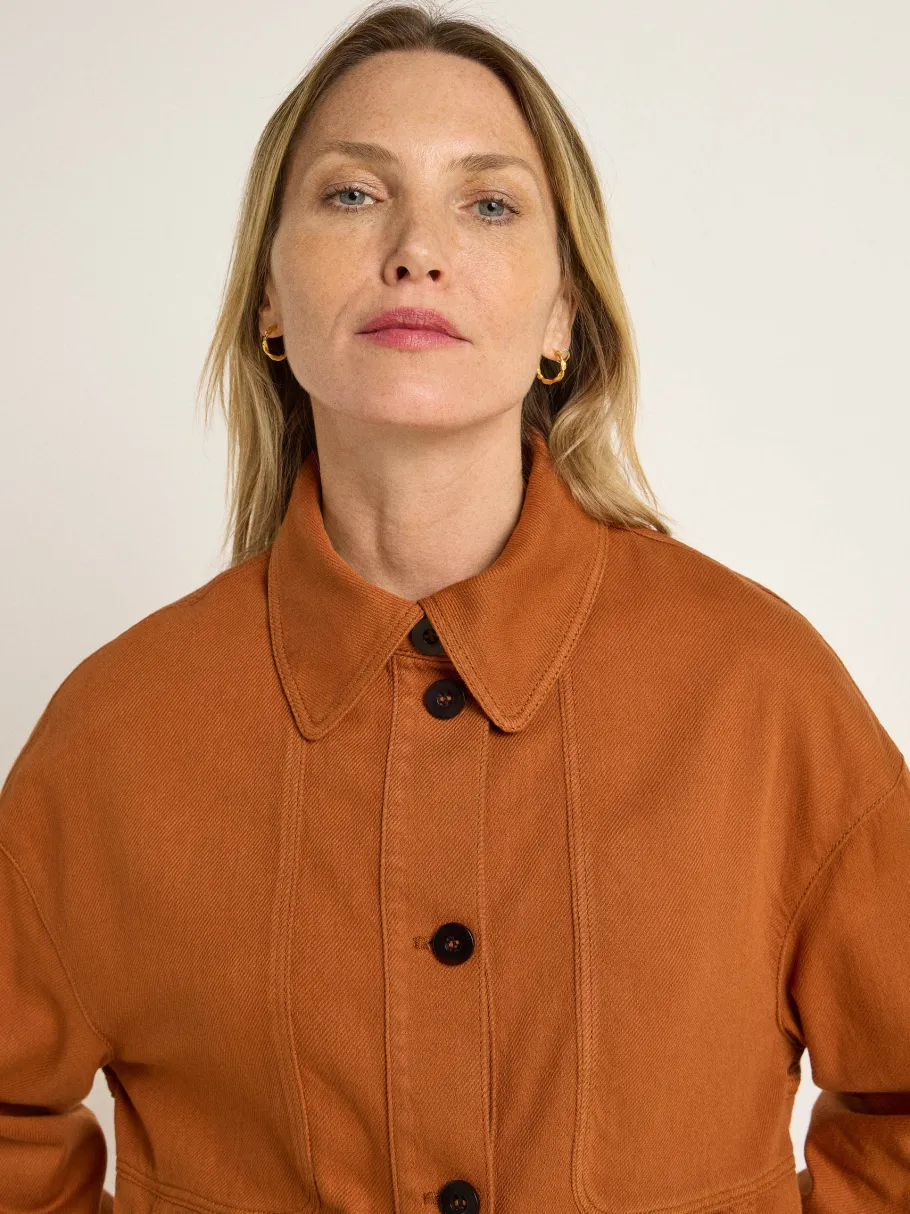 lanius_relaxed_jacket_got_3.webp Lanius Relaxed Jacket GOTS Almond^Dame Overtøj