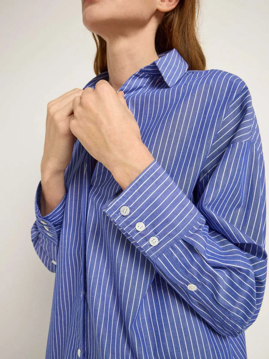 lanius_striped_shirt_3.webp Lanius Striped shirt^Dame Overdele