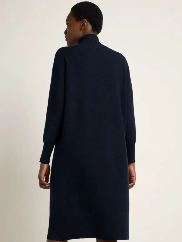 Lanius Turtleneck dress (GOTS) Midnight Melange^Dame Kjoler Og Jumpsuits