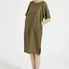 Maska - Arya Linen Dress - Dark Green^Dame Kjoler Og Jumpsuits