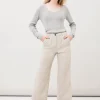 Maska Lissy Linen Pants Oat Beige^Dame Underdele