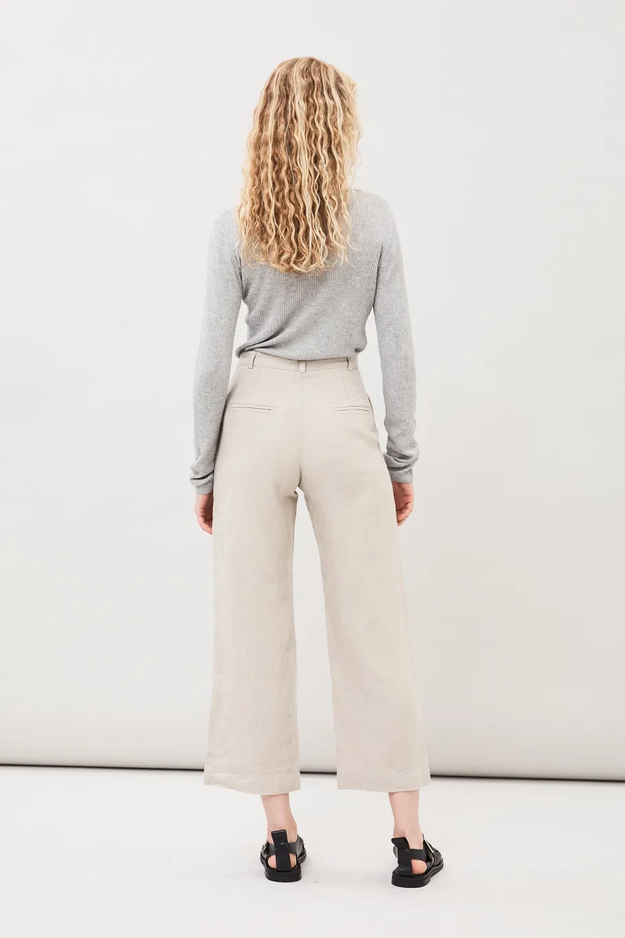 maska_lissy_linen_pants_o_3.webp Maska Lissy Linen Pants Oat Beige^Dame Underdele