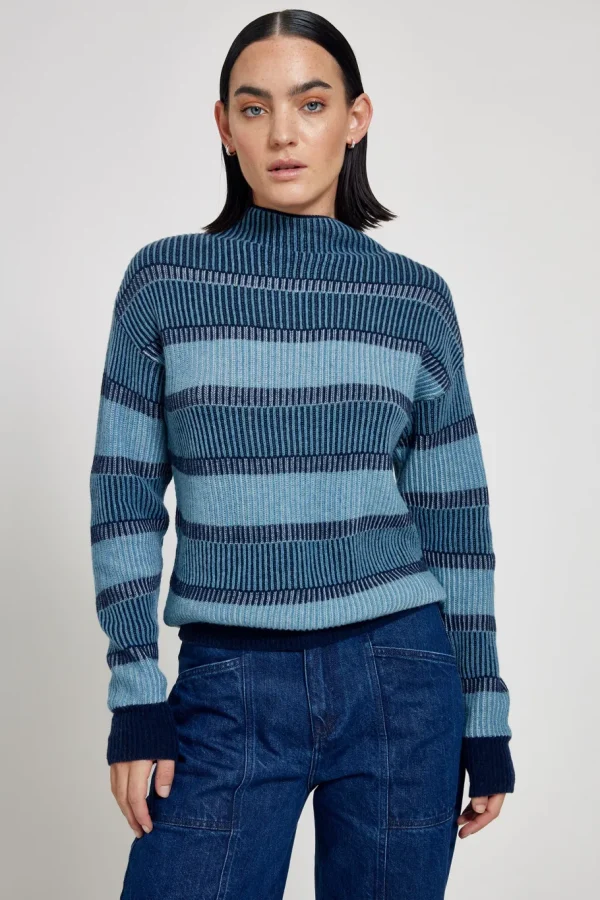 Maska Sweater - Mitzi Wool Sweater Ink Blue^Dame Overdele