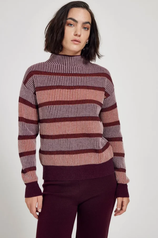 Maska Sweater - Mitzi Wool Sweater Red Noir^Dame Overdele