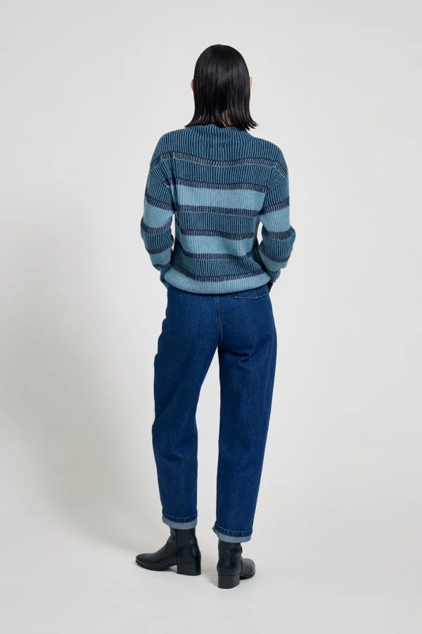 Maska Sweater - Mitzi Wool Sweater Ink Blue^Dame Overdele