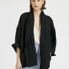 Maska Vira - Kimono wrap linen jacket^Dame Overtøj