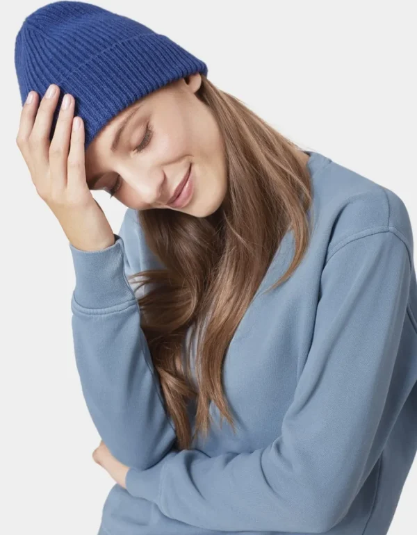 Colorful Standard Merino wool beanie - Royal blue^Dame Huer