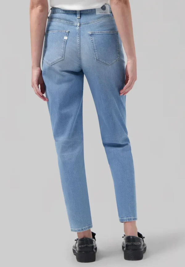 Mud Jeans - Mams Stretch Tapered - Old Stone^Dame Underdele