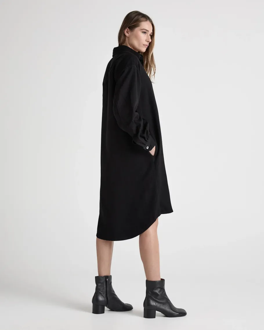 mud_jeans_ella_denim_dres_4.webp Mud Jeans Ella Denim Dress - BlackDip^Dame Kjoler Og Jumpsuits