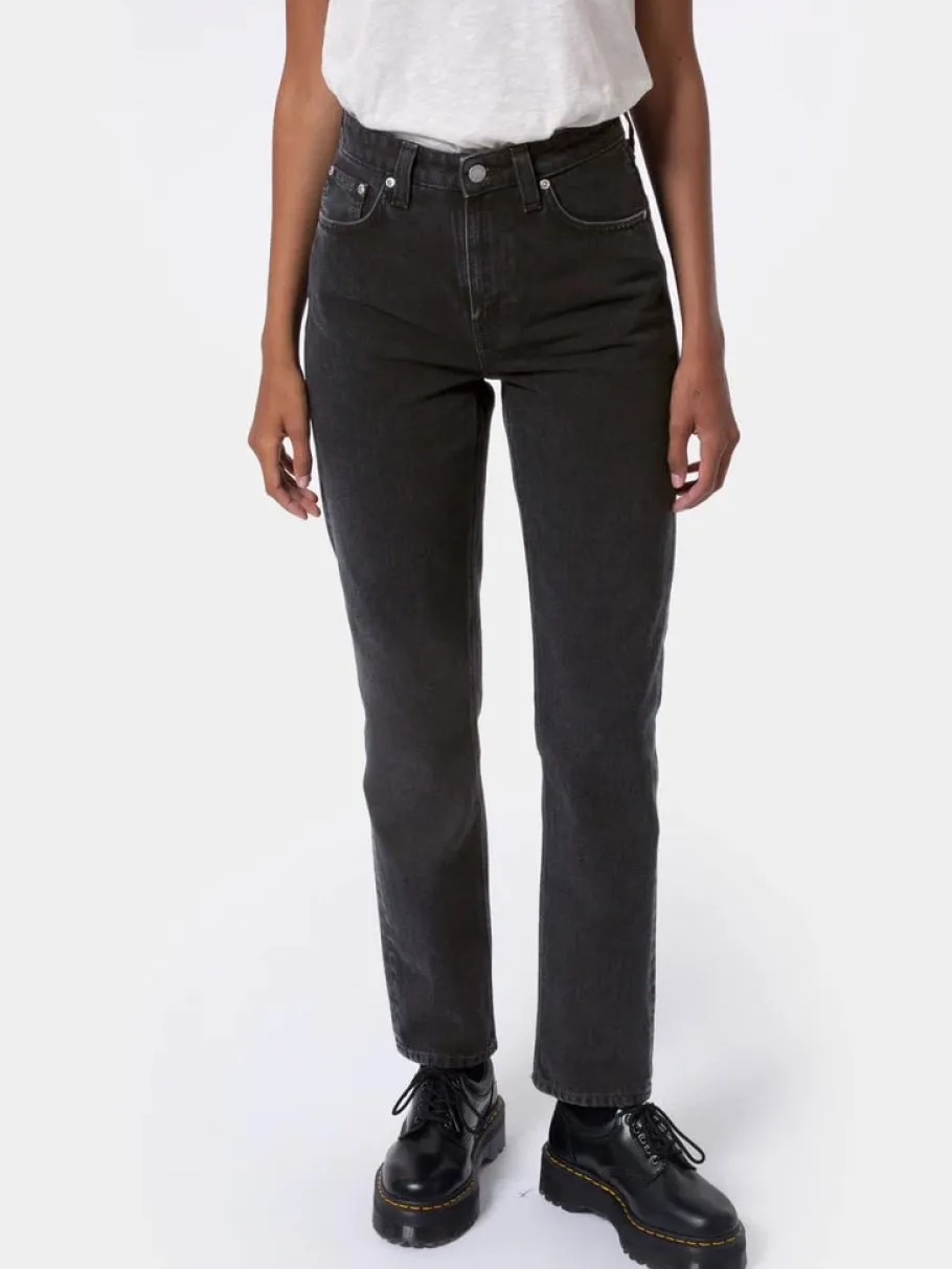 nudie_jeans__breezy_britt_0.webp Nudie Jeans - Breezy Britt - Black Worn^Dame Underdele