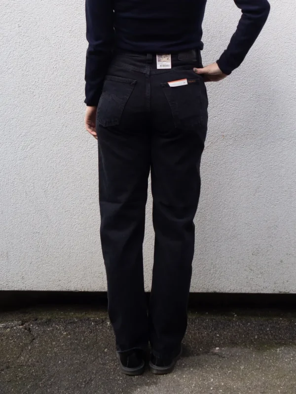 Nudie Jeans - Breezy Britt - Black Worn^Dame Underdele