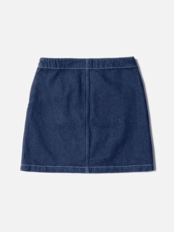 Nudie Jeans Elvy Western Denim Skirt Blue^Dame Underdele