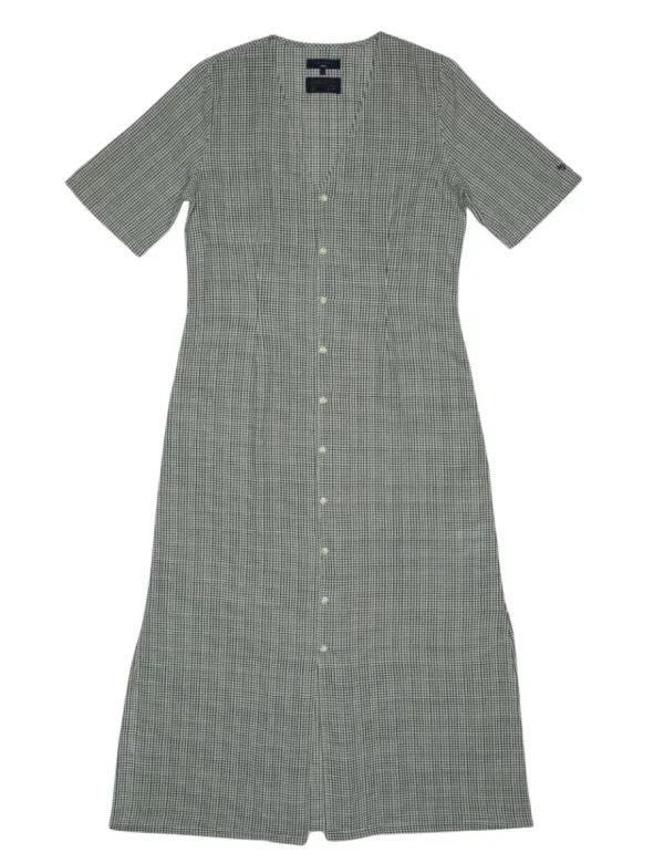 Nudie Jeans Lollo Check Indigo Dress^Dame Kjoler Og Jumpsuits