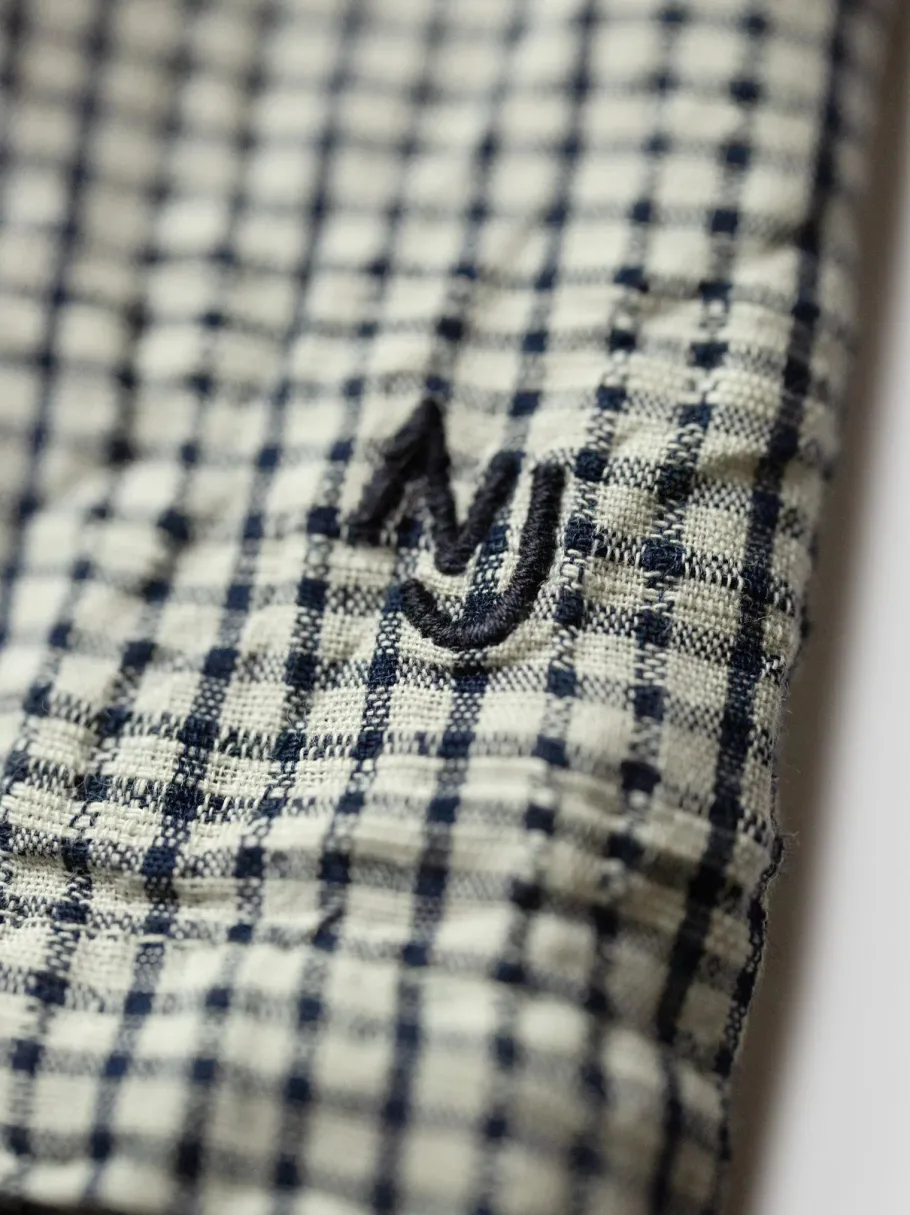 nudie_jeans_lollo_check_i_3.webp Nudie Jeans Lollo Check Indigo Dress^Dame Kjoler Og Jumpsuits