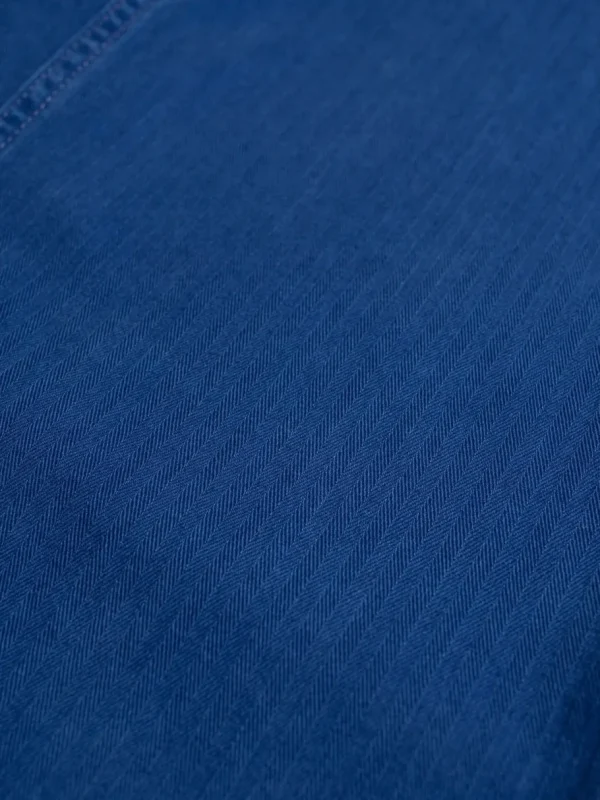 Nudie Jeans Lovis Herringbone Jacket Blue^Dame Overtøj