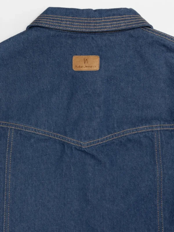 Nudie Jeans Maj Western Denim Dress Blue^Dame Kjoler Og Jumpsuits