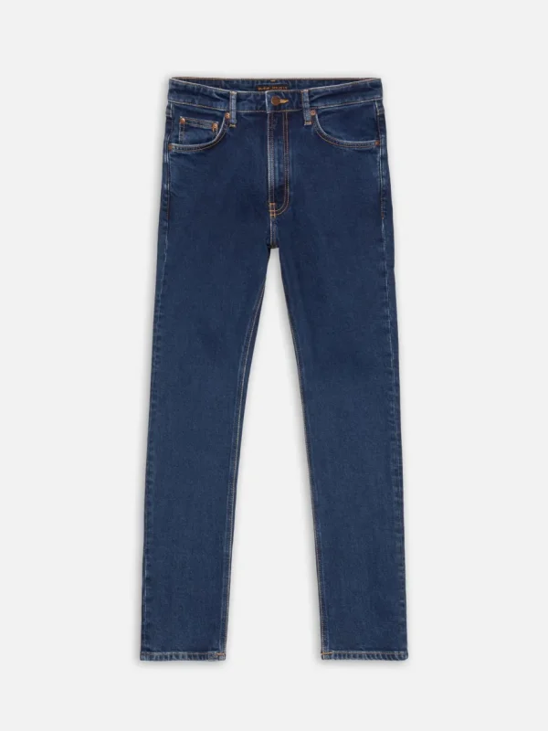 Nudie Jeans Mellow Mae Indigo Rain - Økologiske jeans^Dame Underdele