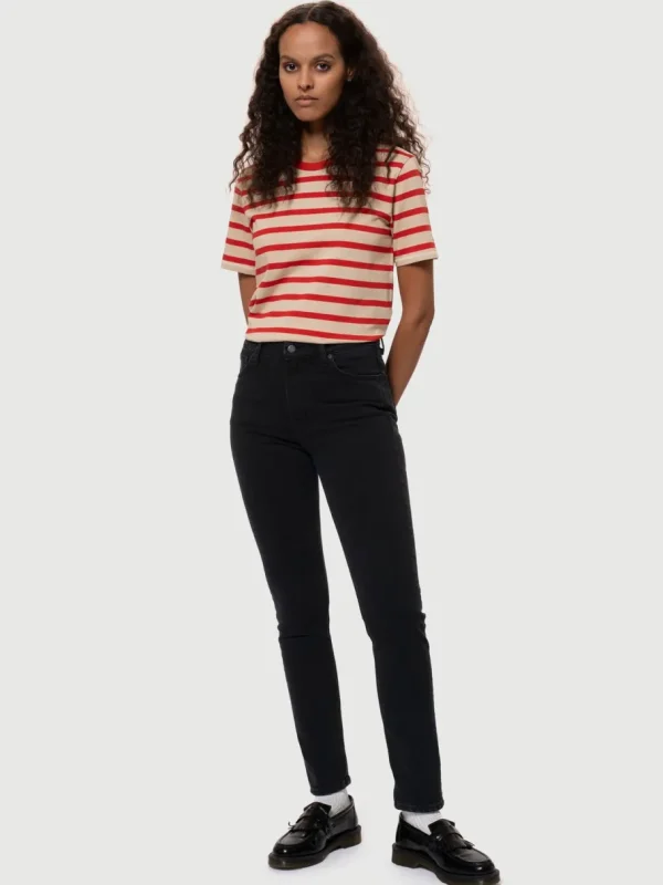 Nudie Jeans Mellow Mae So Black - Økologiske jeans^Dame Underdele