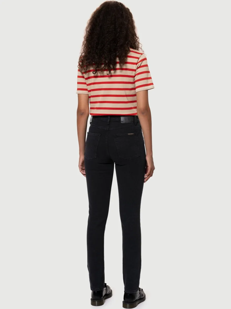 nudie_jeans_mellow_mae_so_2.webp Nudie Jeans Mellow Mae So Black - Økologiske jeans^Dame Underdele