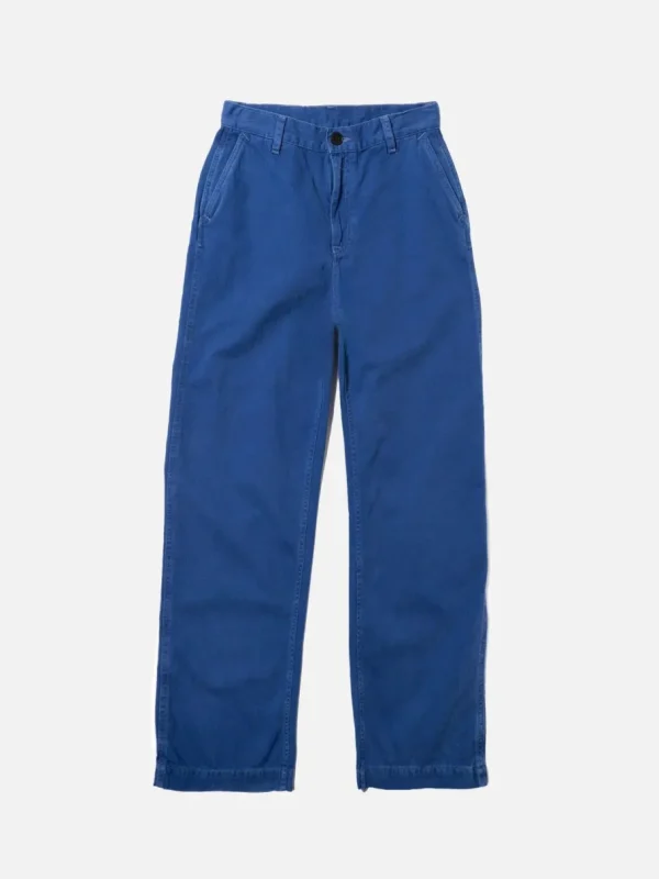 Nudie Jeans Wendy Herringbone Pants Blue^Dame Underdele