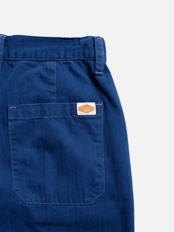 Nudie Jeans Wendy Herringbone Pants Blue^Dame Underdele