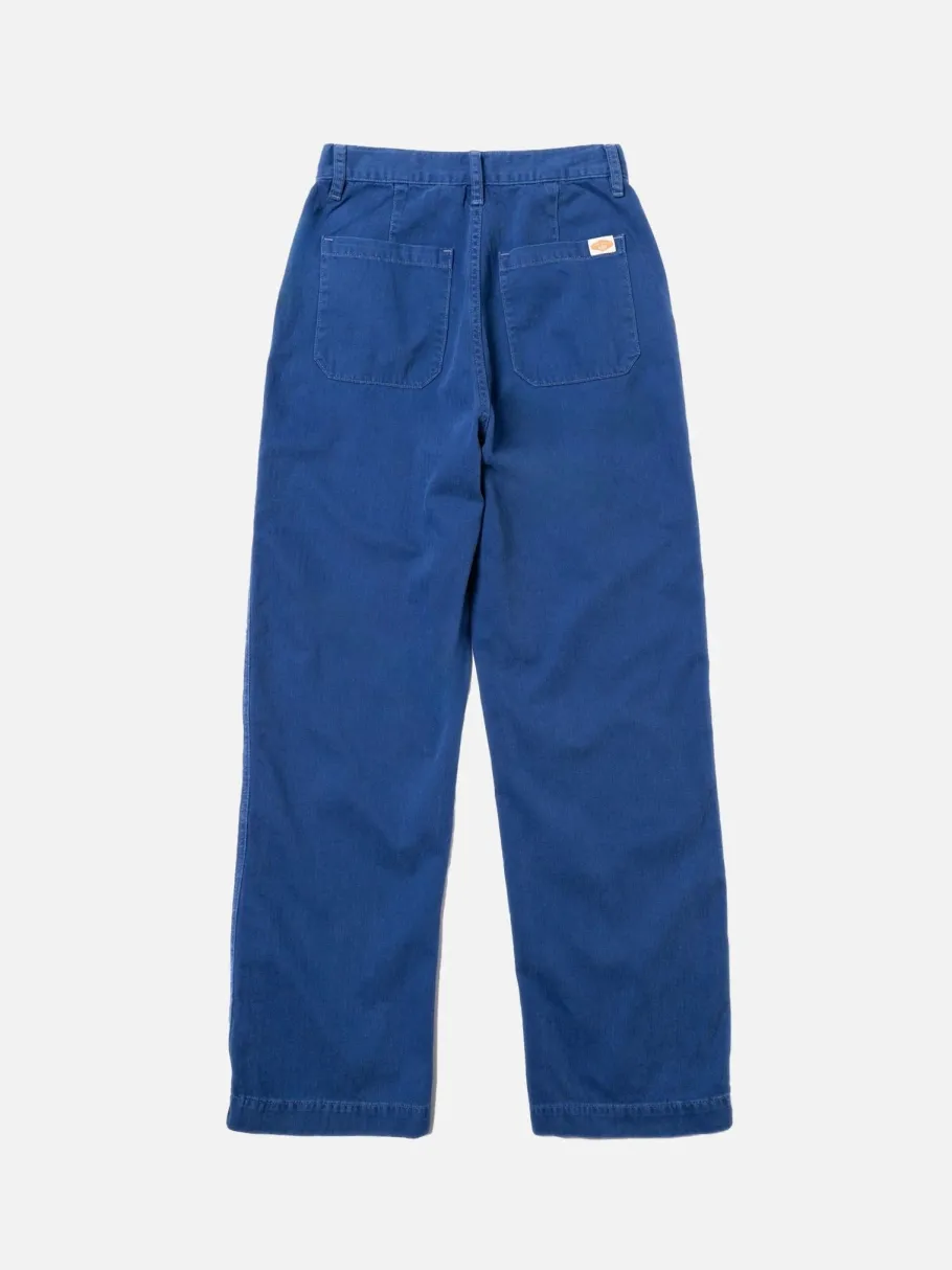 nudie_jeans_wendy_herring_7.webp Nudie Jeans Wendy Herringbone Pants Blue^Dame Underdele