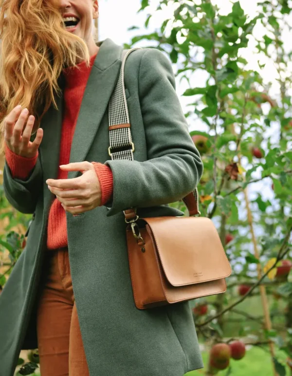 O My Bag Audrey Cognac Apple Leather^Dame Tasker Og Punge