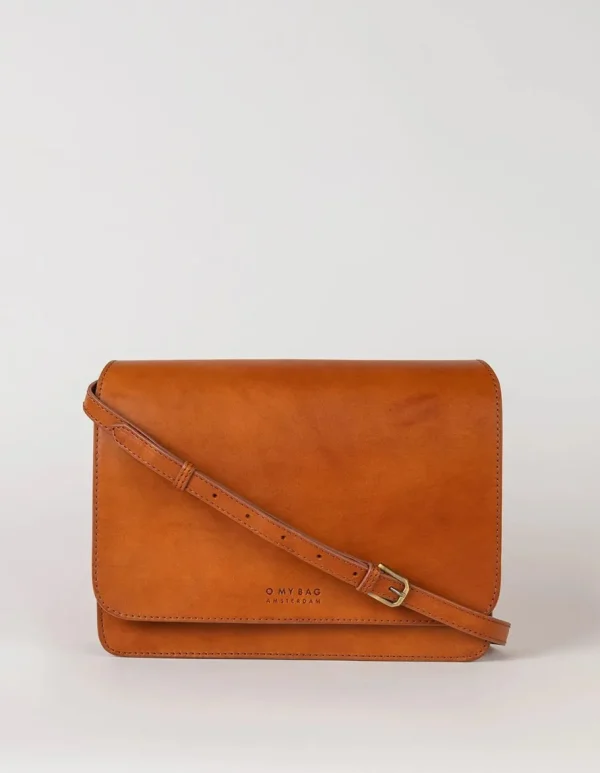 O My Bag Audrey Cognac Lædertaske^Dame Tasker Og Punge
