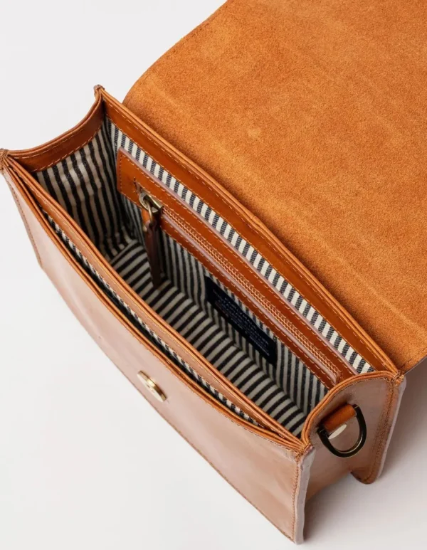 O My Bag Audrey Mini Cognac Lædertaske^Dame Tasker Og Punge