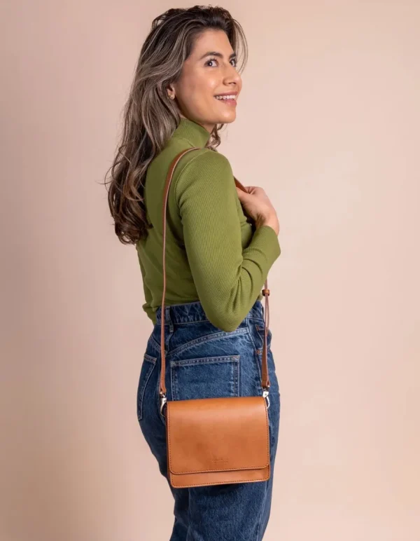 O My Bag Audrey Mini Cognac Vegan^Dame Tasker Og Punge