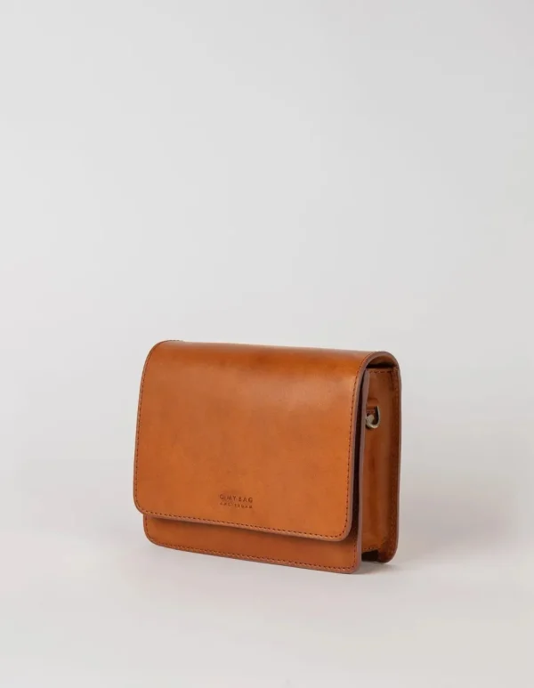 O My Bag Audrey Mini Cognac Lædertaske^Dame Tasker Og Punge