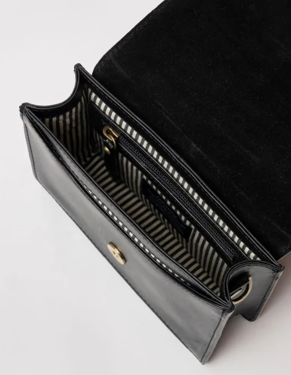 O My Bag Audrey Mini Sort Lædertaske^Dame Tasker Og Punge