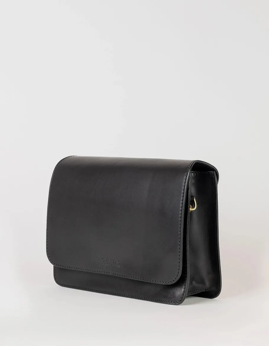 o_my_bag_audrey_sort_lder_3.webp O My Bag Audrey Sort Lædertaske^Dame Tasker Og Punge