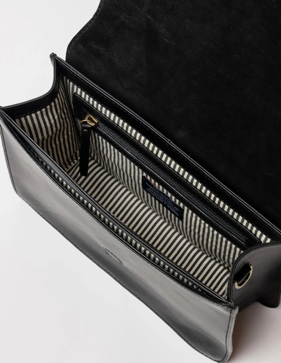 o_my_bag_audrey_sort_lder_4.webp O My Bag Audrey Sort Lædertaske^Dame Tasker Og Punge