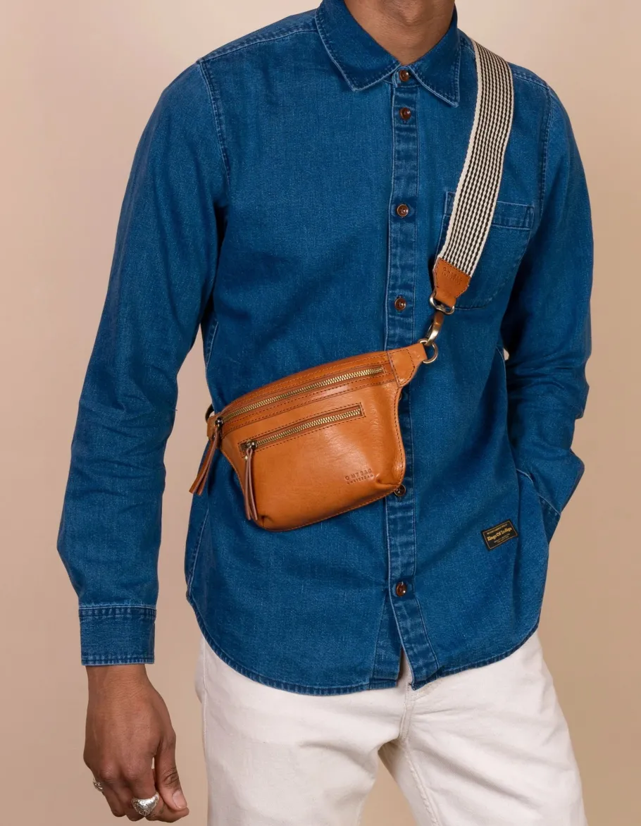 o_my_bag_becks_bum_bag__c_9.webp O My Bag Beck's Bum Bag - Cognac bæltetaske^Dame Tasker Og Punge