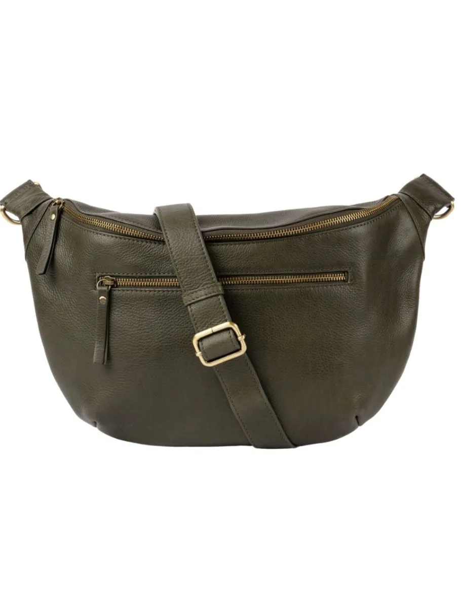 o_my_bag_drew_maxi_blteta_0.webp O My Bag Drew Maxi bæltetaske Dark Olive^Dame Tasker Og Punge