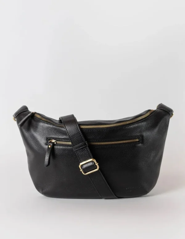 O My Bag Drew Maxi bæltetaske sort læder^Dame Tasker Og Punge