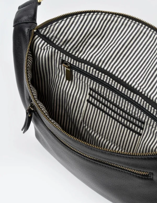 O My Bag Drew Maxi bæltetaske sort læder^Dame Tasker Og Punge