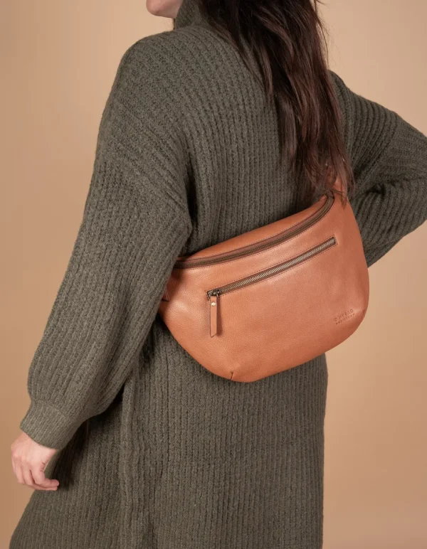 O My Bag Drew Maxi bæltetaske oak læder^Dame Tasker Og Punge