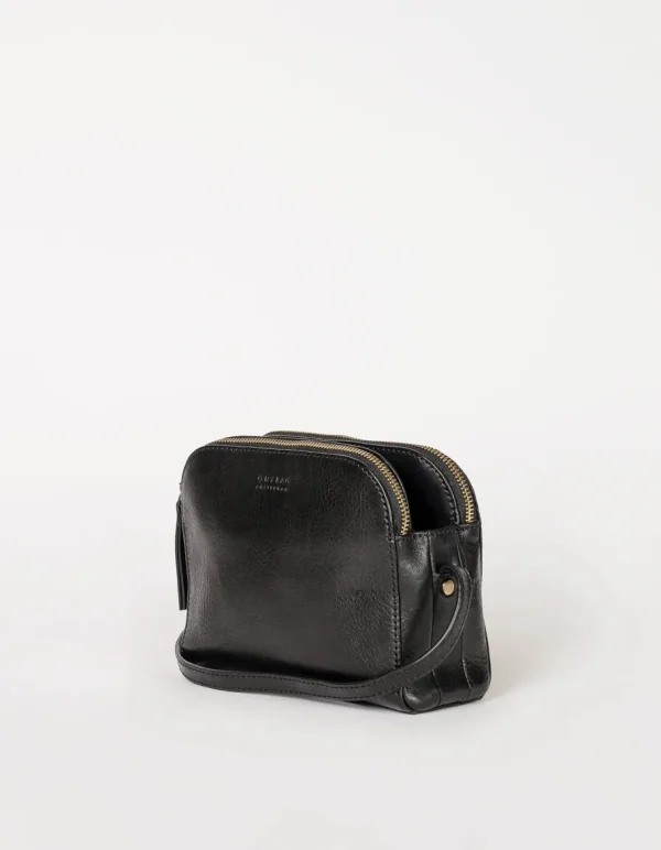 O My Bag Emily Sort Lædertaske^Dame Tasker Og Punge