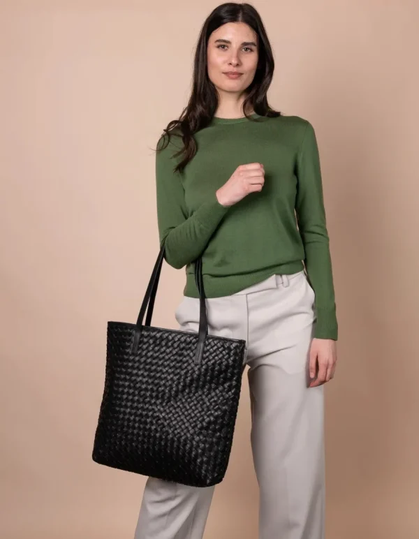 O My Bag Georgia Lædertaske sort^Dame Tasker Og Punge